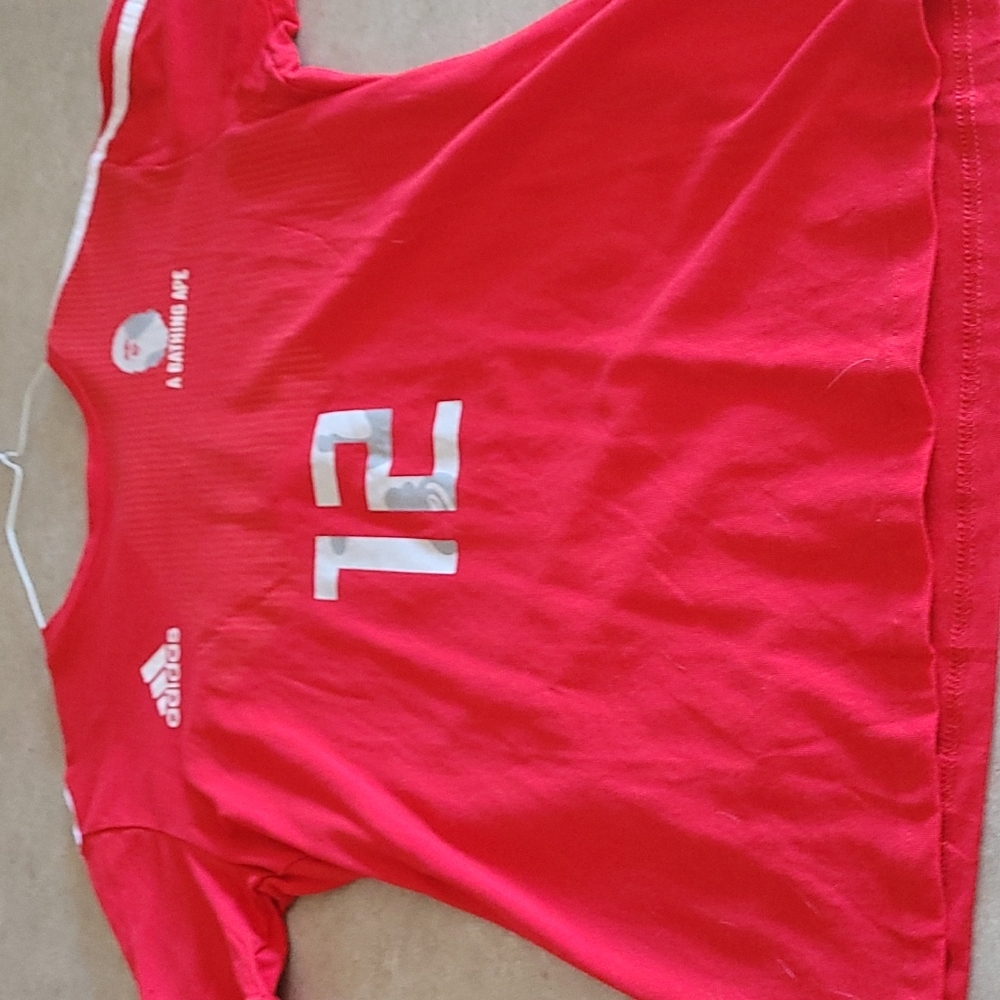 addidas bathing ape soccer jersey